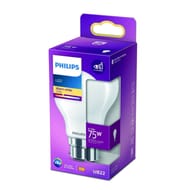 Philips ampoule led classic 75W A60 B22 WW non dimable 30g