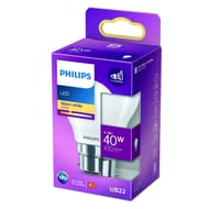 Philips LED 40W Blanc Chaud Dépolie Verre Boite de 1