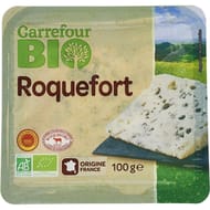 Carrefour bio roquefort AOP bio 100g