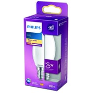 Philips ampoule led classic flamme  25W B35 E14 WW FR ND RF boîte de 1