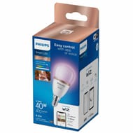 Philips led connectee smart led wiz sperique e14 couleur 40w couleur 40w 86g