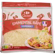 Carrefour Classic' emmental râpé fondant 350g