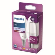 Philips ampoule LED E14 flamme blanc-froid 60W