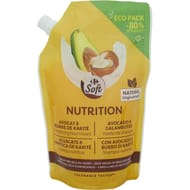 Carrefour soft shampoing nourrissant avocat karité recharge 500ml
