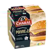 Original burger poivre x2 290g Charal
