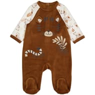 Dors bien velours garçon CAMEL 18 MOIS