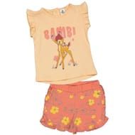 Ensemble court 2 pièces bambi fille PECHE / CORAIL AOP BAMBI 18 MOIS
