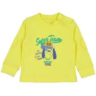 Tee shirt manches longues garçon JAUNE 24MOIS