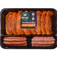 Assortiment grillades poitrine saveur mexicaine Carrefour le marché