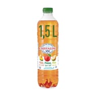 Cristaline eau de source au jus de pomme peche poire 1.5L