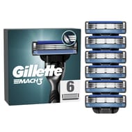 Gillette mach3 recharges de lames de rasoir pour homme x6