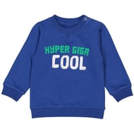 Sweat manches longues garçon BLEU RAYE BLANC 24MOIS