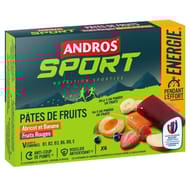Andros sport pâtes de fruits assorties x6 -180g