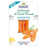 Ovive émincés de truite fumée d'aquitaine 100g