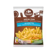 Carrefour classic' frites allumettes spécial four 600g