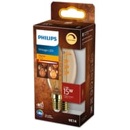 Philips led classic flamme e14 15w blanc chaud ambré compatible variateur