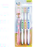 Carrefour Soft brosses à dents medium x4