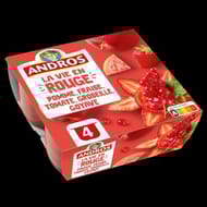 Andros compote la vie en rouge 4x100g