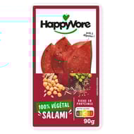 Happyvore salami végétal et gourmand 90g