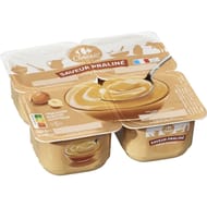 Carrefour Classique crème dessert praline 4x125g