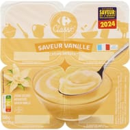 Carrefour Classique crème dessert vanille 4x125g