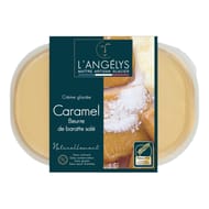 L'angelys bac crème glacée caramel beurre salé 750ml 450g