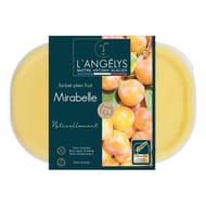 L'angelys bac sorbet plein fruit Mirabelle 750ml 500g