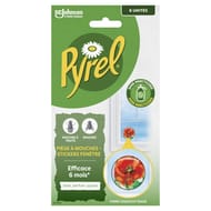 Pyrel piège à mouches sticker fenêtre coquelicot x6