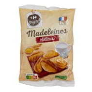 Carrefour original madeleines moelleuses 250g