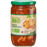 Carrefour bio ravioli végétariens bio 650g