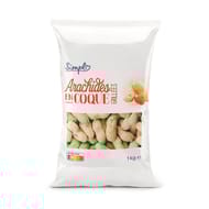 Arachides en coque grillées 1kg Simpl