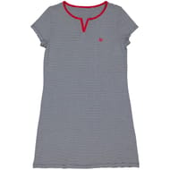 Liquette manches courtes femme MARINE RAYE BLANC T34/36