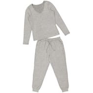 Pyjama long femme GRIS CHINE 54/56
