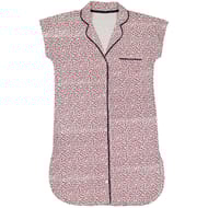 Liquette manches courtes femme WHITE/FLOWERS RED T50/52