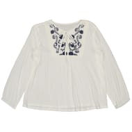 Blouse manches longues femme WHITE T40