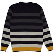 Pull col rond rayé homme MARINE XXL