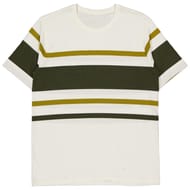 Tee-shirt manches courtes rayé homme KAKI M