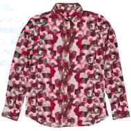 Chemise manches longues femme AOP PINK/BROWN T50