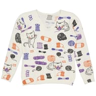 Pull manches longues IMPRIME CHATS 50\52