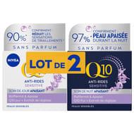 Nivea Q10 sens jour+nuit 50ml x2
