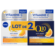 Nivea q10 energie jour+nuit 50ml x2