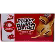Carrefour classic' biscuits pocket fourrés chocolat - 300g