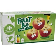 Carrefour classic' fruit&cie compote allégée en sucre x12 - 1080g