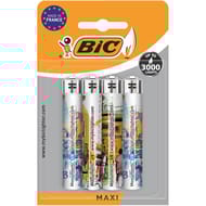 Briquet J26 maxi décor blister de 4 format spécial