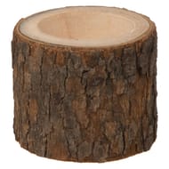 Photophore en bois 5 x 5 cm