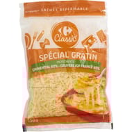 Carrefour Classic' Fromage Râpé Spécial Gratin 150g