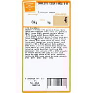 Charlotte coeur fraise 6-8 parts