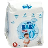 Carrefour baby 10 couches culottes bébés pants 12-18 kg taille 5