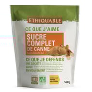 Ethiquable sucre complet en poudre du Pérou bio 500g