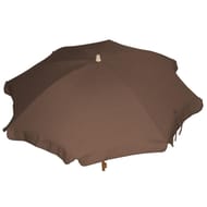 Parasol diam 200cm mat alu inclinable taupe
